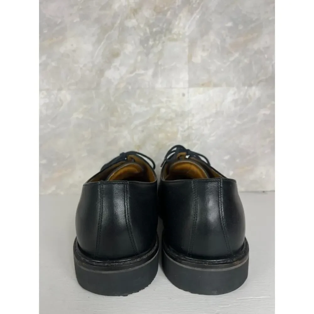 Mephisto Melchior Cap Toe Black Leather Air Relax Goodyear Welt Shoes US 14
